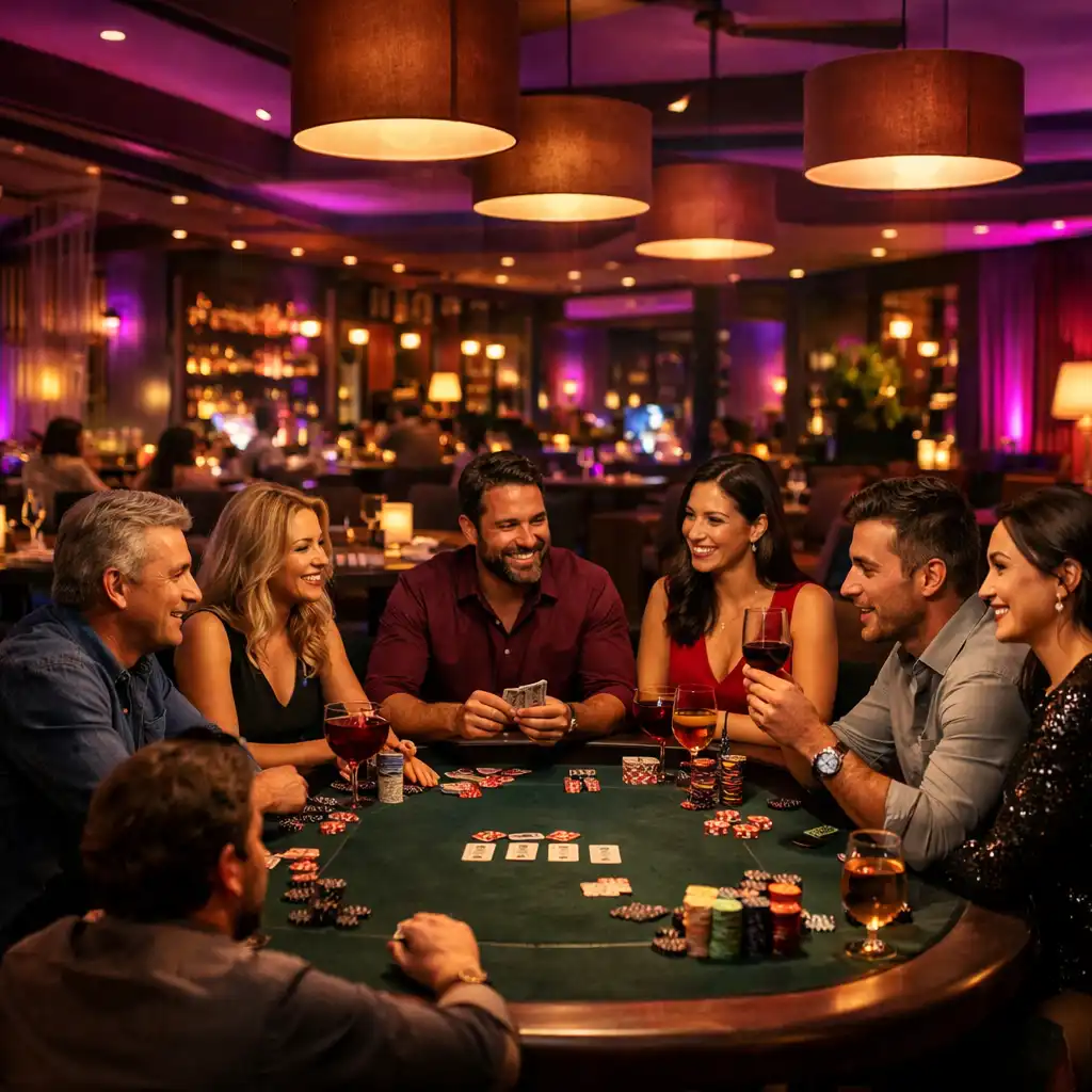 Elegáns offline póker est az Event Lounge HU hangulatos belső terében
